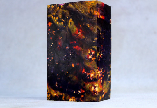 Stabilized Maple Burl Wood Mod Block